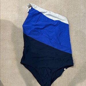 Summersalt Blue, Navy, and White Swimsuit